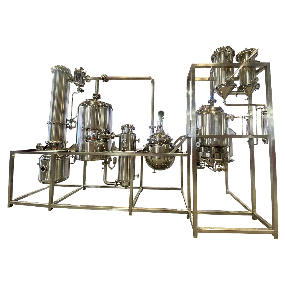 化工制藥食品小型實(shí)驗(yàn)室多功能提取、濃縮、醇沉、回收機(jī)組